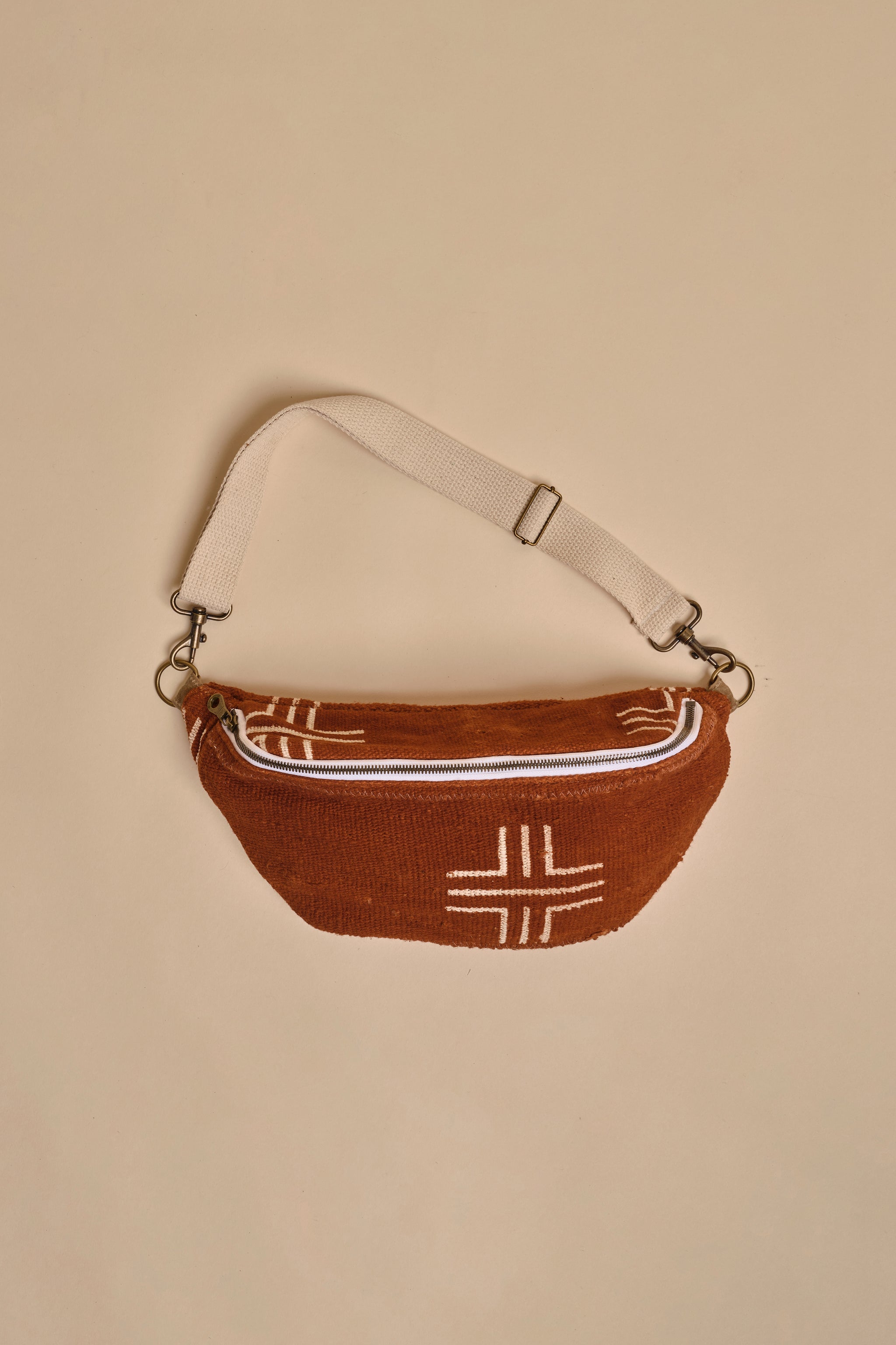 Rust Crosses Sling Bag – Jenna Bee